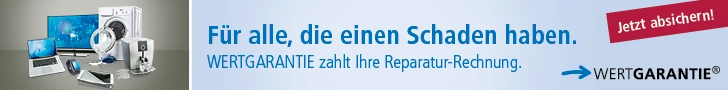 Elektrogeräte versichern Wertgarantie